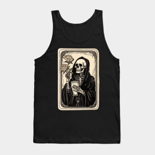 Skeleton Tarot Card Tank Top